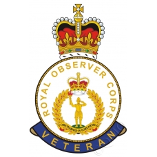 Royal Observer Corps HM Armed Forces Veterans Sticker